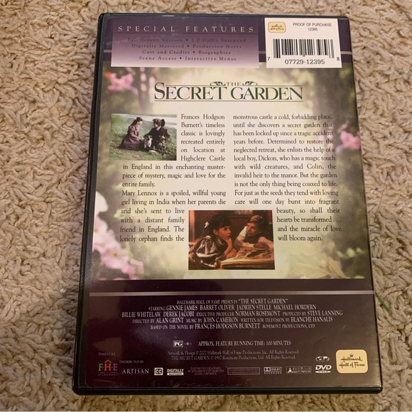 Hallmark the secret garden DVD movie - Picture 2 of 3